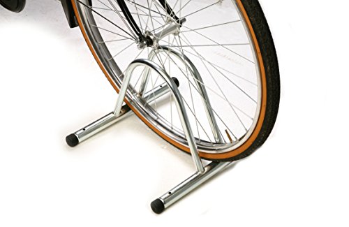 4BIKE AM005 Soporte Bicicleta para Suelo, Individual, Modular, galvanizado, 36 x 37 x 27 cm.