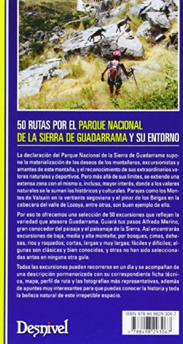 50 rutas por el Parque Nacional de la Sierra de Guadarrama y su entorno (Guias De Excursionismo)