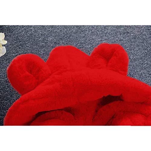 6 Meses-6 años Ropa para bebés, niñas Abrigo con Capucha Infantil Chaqueta Niña Niños Invierno Abrigo Grueso Grueso Capa Chica Sudadera con Capucha Chaqueta Ropa de Abrigo (4-5 años, Rojo)