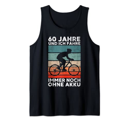 60 cumpleaños 60 años bicicleta ciclista Camiseta sin Mangas