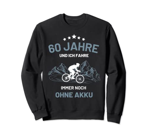 60 cumpleaños 60 años bicicleta ciclista Sudadera