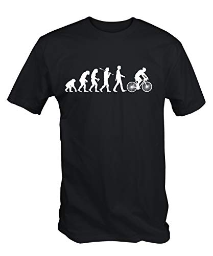 6TN Hombre Evolution de Ciclismo Camiseta de Manga Corta - Negro, Medium