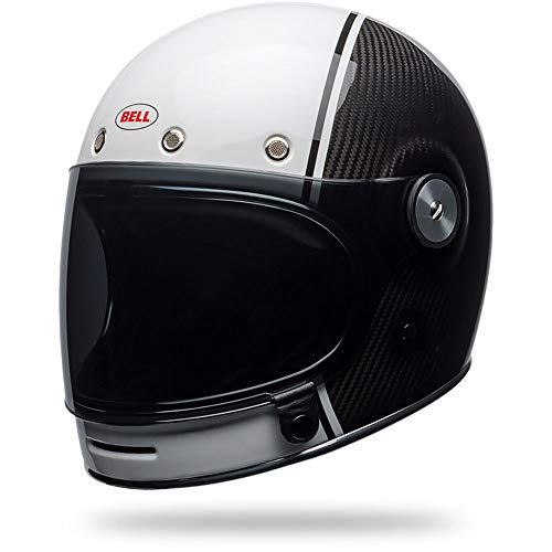 7092544 - Bell Bullitt Carbon Pierce Motorcycle Helmet S White Carbon