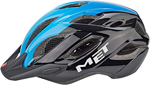 730070var - Casco de Bicicleta Crossover Color Negro/Azul Talla 52-59