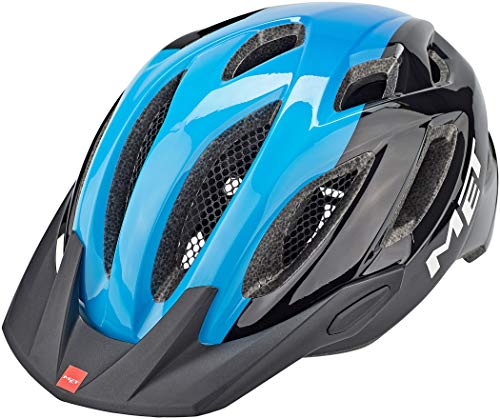 730070var - Casco de Bicicleta Crossover Color Negro/Azul Talla 52-59