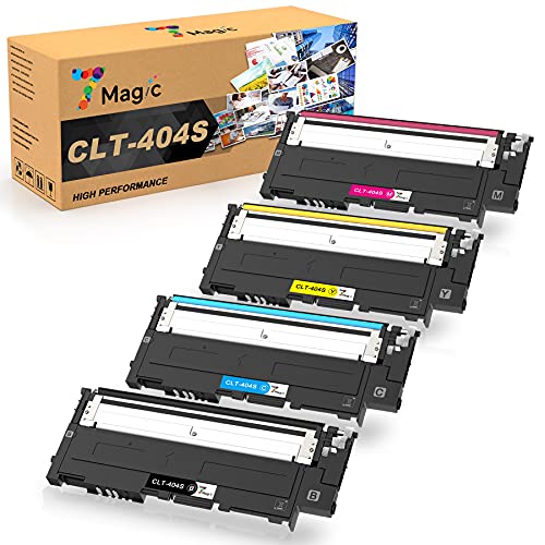 7Magic Cartuchos de Tóner Compatible para Samsung CLT-P404C CLT-404S CLT-K404S CLT-C404S CLT-M404S CLT-Y404S para Samsung Xpress SL C430 C430W C480 C480W C480FW C480FN C432W C433W C482W C483W