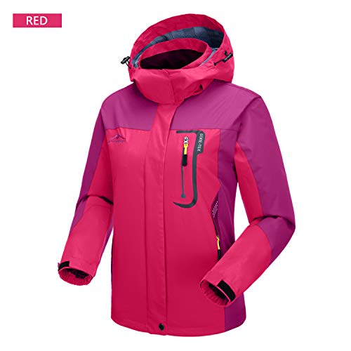 7VSTOHS Chaquetas Softshell Ligeras para Mujer Impermeable Transpirable a Prueba de Viento Resistente al Agua Chaquetas al Aire Libre para Senderismo Ciclismo Trekking