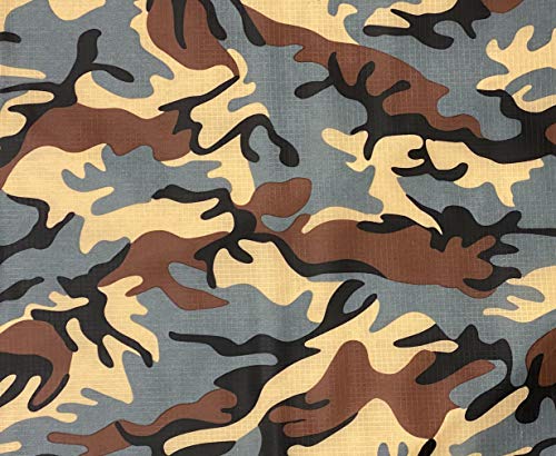 A-Express Camuflaje Tela Impermeable Ripstop Material Bandera Pancarta 150cm de ancho - Gris ártico 1 Metro (100cm x 150cm)