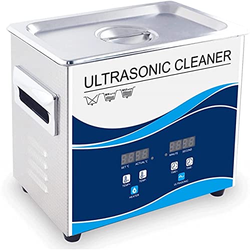 AACXRCR Limpiador ultrasónico 18 0W, 3.2L Máquina de Limpiador de baño Ultra Sonic con calefacción, para Joyas, Vidrio, grabación, Piezas de Bicicleta, Placa de Circuito