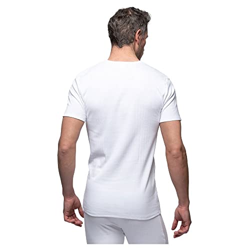 Abanderado Termal Camiseta térmica, Blanco, 52/L para Hombre