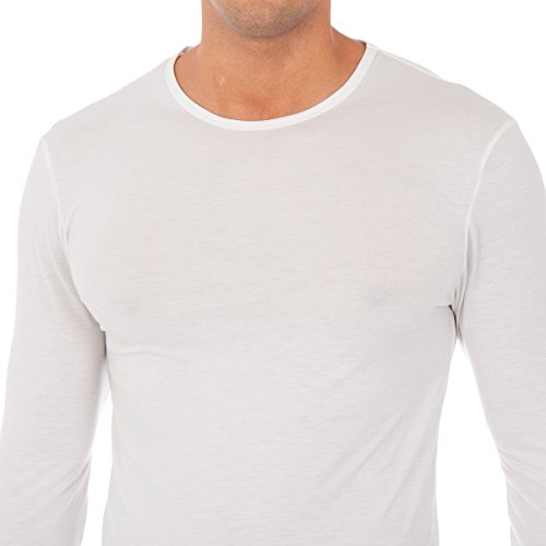 Abanderado Termal Termaltech Camiseta térmica, Blanco (Blanco 001), Large (Tamaño del Fabricante:52) para Hombre