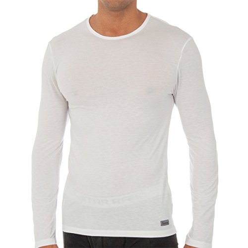 Abanderado Termal Termaltech Camiseta térmica, Blanco (Blanco 001), Large (Tamaño del Fabricante:52) para Hombre