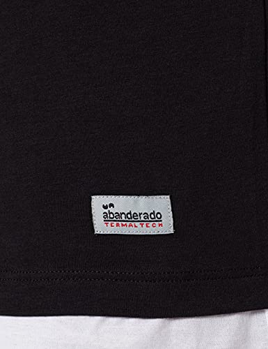 Abanderado Termal Termaltech Camiseta térmica, Negro (Negro 002), Large (Tamaño del Fabricante:52) para Hombre