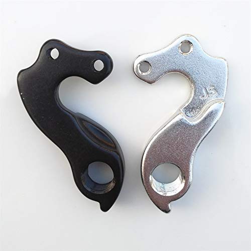 Abkendg 1pc de Piezas de Bicicleta Bike Gear Cambio Trasero Mech Hanger de deserción de los Bianchi Cañón Ridley De Rosa Carrera GT Focus BH Boardman Gancho de Cola de Bicicleta (Color : Black)