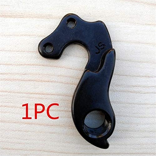 Abkendg 1pc de Piezas de Bicicleta Bike Gear Cambio Trasero Mech Hanger de deserción de los Bianchi Cañón Ridley De Rosa Carrera GT Focus BH Boardman Gancho de Cola de Bicicleta (Color : Black)