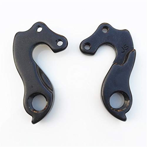 Abkendg 1pc de Piezas de Bicicleta Bike Gear Cambio Trasero Mech Hanger de deserción de los Bianchi Cañón Ridley De Rosa Carrera GT Focus BH Boardman Gancho de Cola de Bicicleta (Color : Black)