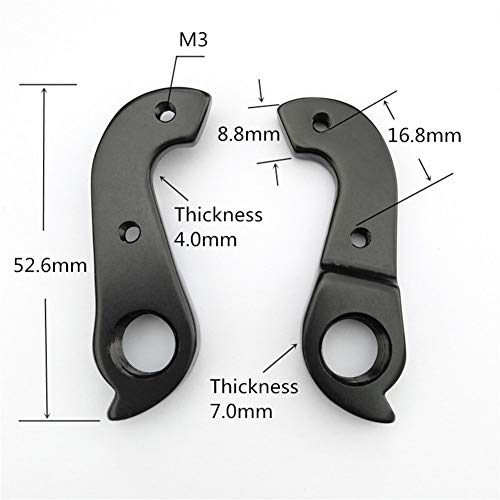 Abkendg 1pc MTB Bicicletas Desviador Hanger Bike Gear Hanger Cycle Gear Hanger for Cervelo R2 R3 R5 S2 S3 S5 desviador Perchas Gancho de Cola de Bicicleta (Color : D)