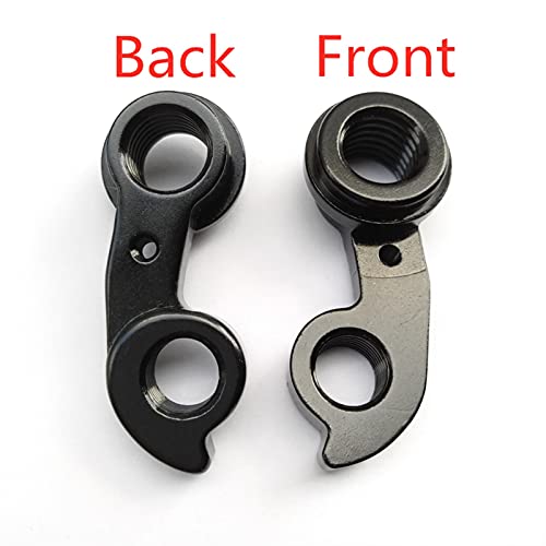 Abkendg Percha de desviador Trasero de 2pcs Engranaje para Btwin Haibike Hercules UMF Staiger Winora GT Mangosta KHS Mondrakers Dropout Bicycle Parts Gancho de Cola de Bicicleta (Color : Black)