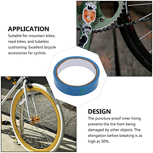 ABOOFAN Tubeless Bike Wheel Rim Tape Cinta a prueba de pinchazos de bicicleta Neumático Liner 21mm Ancho Almohadilla de sellado al vacío para Mountain Road Bike