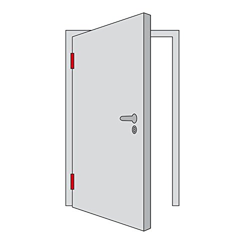 Abus 215230 - Herraje para puerta de salida de incendios (tipo KFG, pomos en ambos lados)