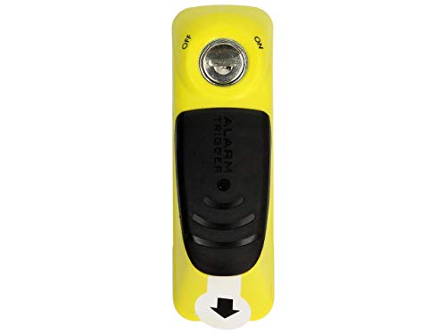 ABUS 55975 Antirrobo Disco Moto con Alarma, Amarillo