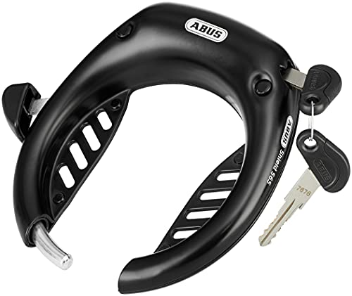 Abus 565 Shield LH NKR Candado de Marco 2018 Cable, Unisex, Negro, Talla única