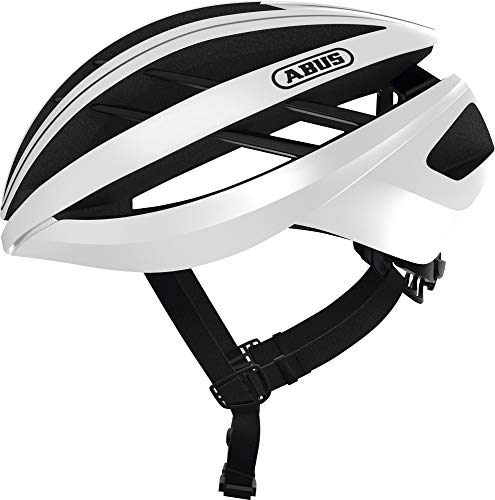 ABUS AVENTOR Fahrradhelm, Unisex, Polar White, L