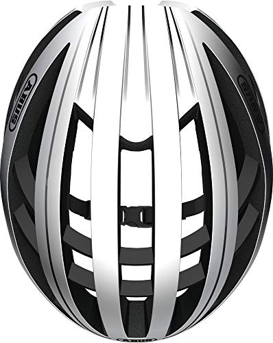 ABUS AVENTOR Road Helm, Unisex, Gleam Silver, S