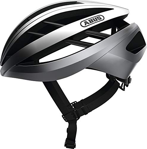 ABUS AVENTOR Road Helm, Unisex, Gleam Silver, S