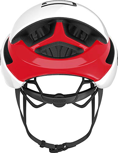 ABUS Gamechanger Fahrradhelm, Unisex, White Red, S