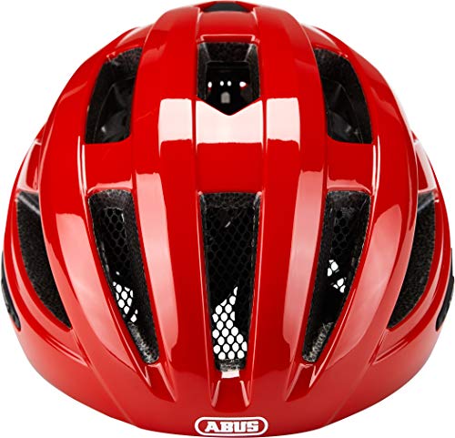 ABUS MACATOR Fahrradhelm, Unisex, Roja(Blaze Red), L