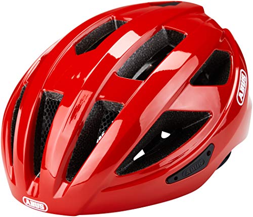 ABUS MACATOR Fahrradhelm, Unisex, Roja(Blaze Red), L