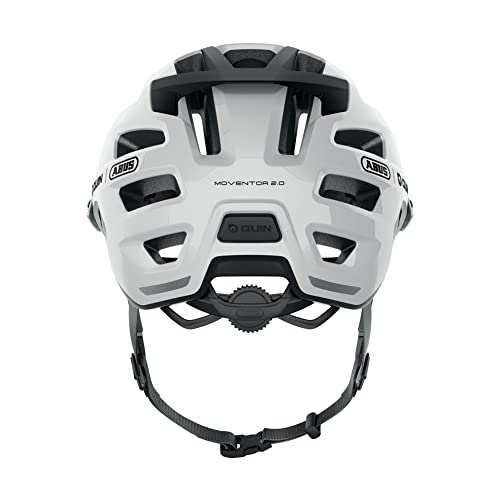 ABUS Moventor 2.0 Quin Casco de Bicicleta, Unisex Adulto, Shiny White S, Small