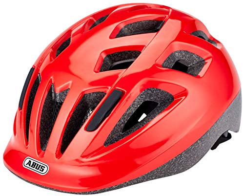 ABUS Shiny Red S Casco, Unisex, Rojo (Rojo)