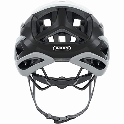 ABUS Silver White M Casco, Unisex, Blanco (Blanco)