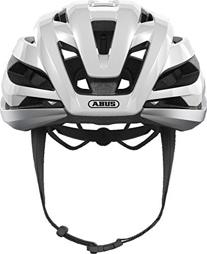 ABUS STORMCHASER Fahrradhelm, Unisex, Polar White, M