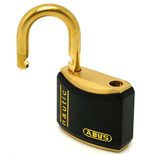 Abus T84MB/30 NEGRO - Candado Nautic de latón 30mm negro