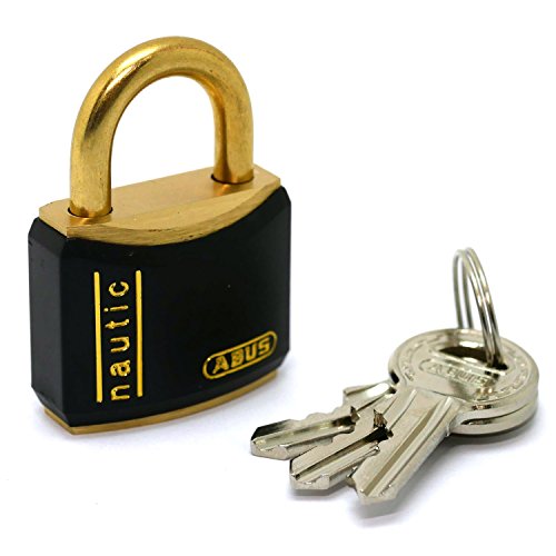 Abus T84MB/30 NEGRO - Candado Nautic de latón 30mm negro