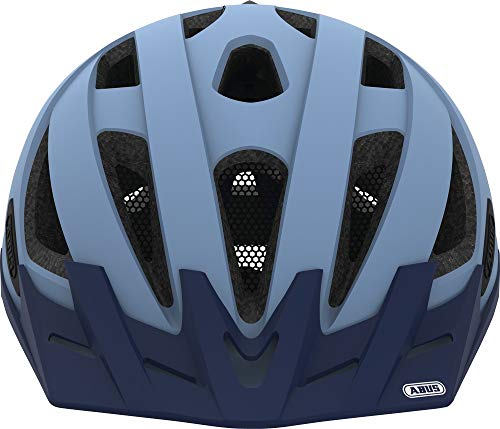 ABUS Touren City Urban – Casco de I V.2.0 LED de luz Pastel Blue 52 – 58 cm