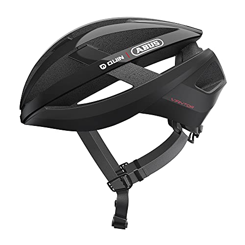 ABUS VIANTOR Quin Road Helm, Unisex, Velvet Black, L