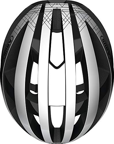 ABUS VIANTOR Road Helm, Unisex, Gleam Silver, L