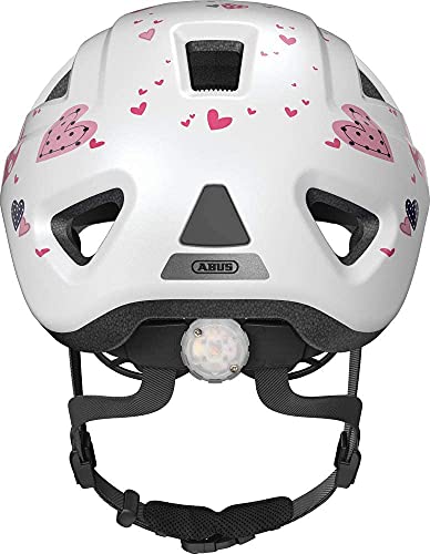 ABUS White Heart M Casco, Unisex, Blanco (Blanco)