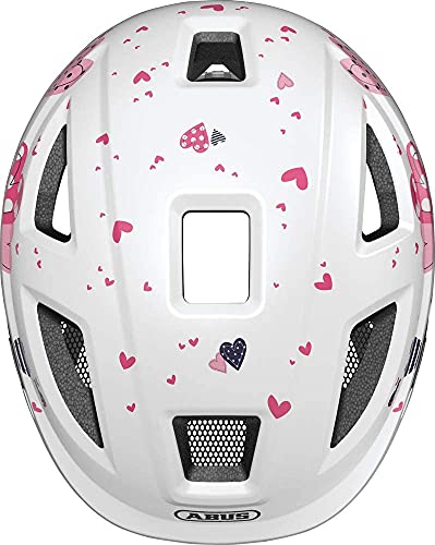 ABUS White Heart M Casco, Unisex, Blanco (Blanco)