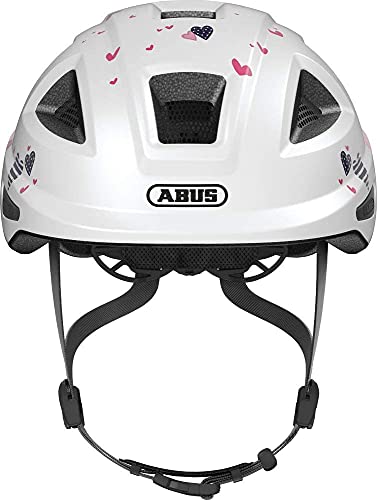 ABUS White Heart M Casco, Unisex, Blanco (Blanco)