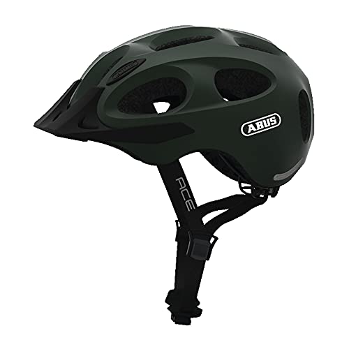 ABUS Youn-I Ace Fahrradhelm, Unisex, Metallic Green, M