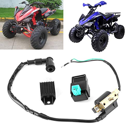 Accesorios de motocicleta, bobina de encendido + unidad CDI + regulador de voltaje apto para PIT Quad Dirt Bike ATV 90cc 110cc 125cc