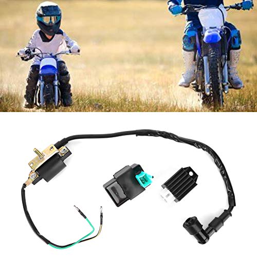 Accesorios de motocicleta, bobina de encendido + unidad CDI + regulador de voltaje apto para PIT Quad Dirt Bike ATV 90cc 110cc 125cc