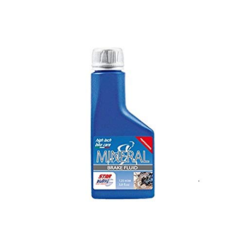 Aceite Mineral para Frenos Hidráulicos de Bicicleta - 100ml - Compuesto Transparente - Líquido Hidráulico que Prolonga la Vida Útil de los Frenos - Star Blubike