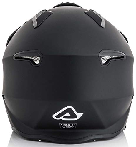 Acerbis 0022569.091.064 Jet Aria Casco, color Negro, size M ( 57-58 cm)