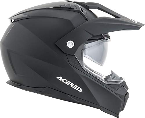 Acerbis Casco Flip Fs-606, Negro opaco, M